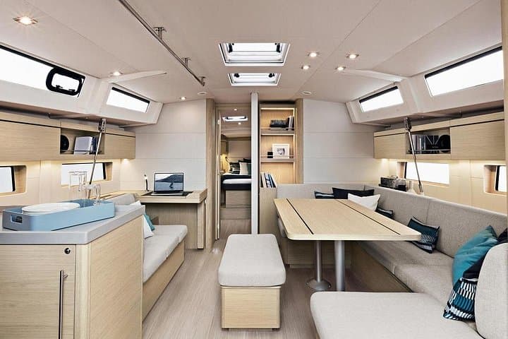 Private Santorini Caldera Sailing Cruise on Beneteau Oceanis 46.1 photo 3