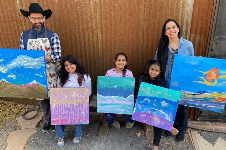 Abstract Painting Workshop in Santa Fe: Downtown Studio Class for Beginners photo 3