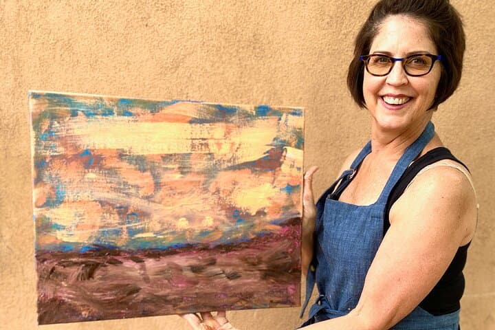 Abstract Painting Workshop in Santa Fe: Downtown Studio Class for Beginners photo 4