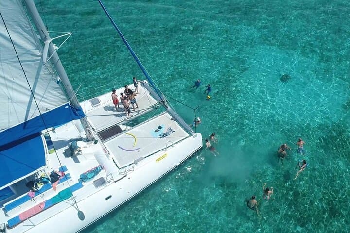 Le Morne to Ile aux Bénitiers: Full-Day Catamaran Cruise for Dolphins & Snorkeling photo 1