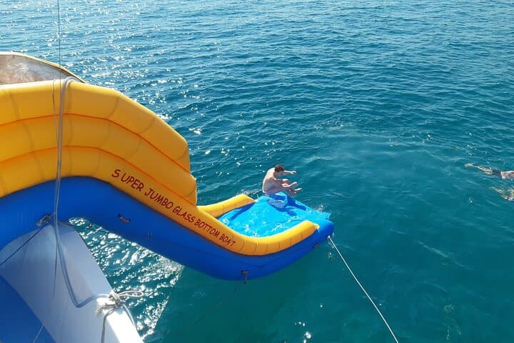 Paphos Glass-Bottom Boat: Snorkel, Slide and Spot Sea Turtles on a 2.5-Hour Cruise photo 2
