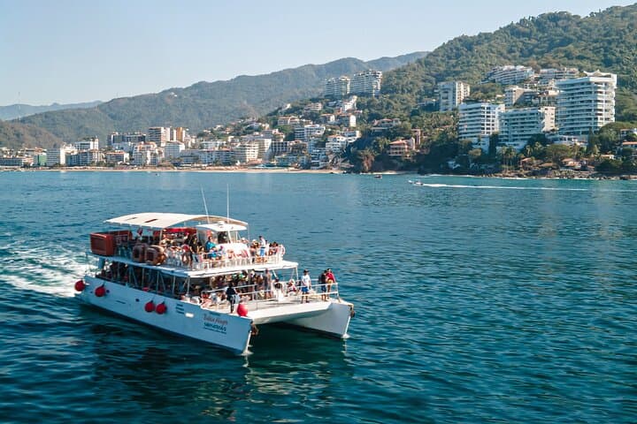 Day-Long Catamaran to Islas Marietas: Snorkel, Paddle & Hidden Beach Party