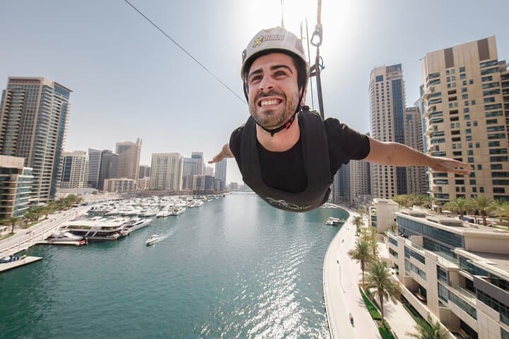 XLine Dubai Marina Zipline: Solo Urban Flight Over Dubai's Skyline photo 3