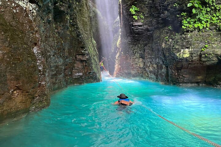 La Leona Waterfall Guided Hike from Liberia: Canyons, Lava Rock Pools & River Swims
