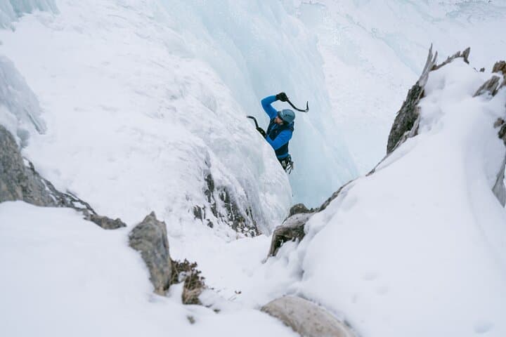 Ice Climbing in Jasper’s Maligne Canyon: A Guided Frozen Waterfall Adventure