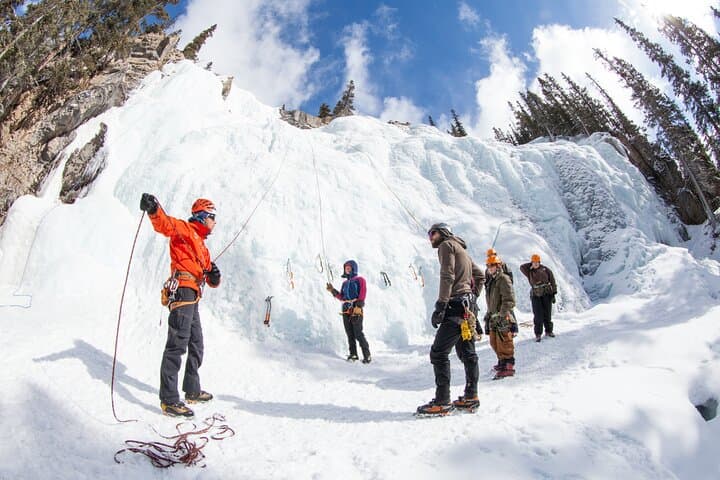 Ice Climbing in Jasper’s Maligne Canyon: A Guided Frozen Waterfall Adventure photo 2