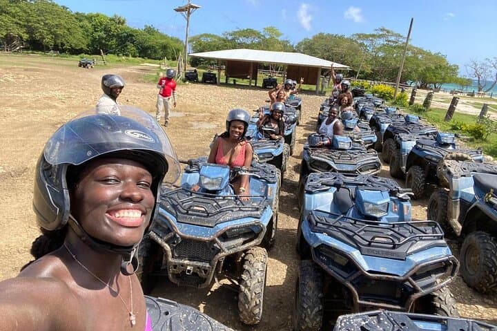 ATV to Negril & Rick's Cafe: Montego Bay Day Tour to 7-Mile Beach and Cliff Jumps