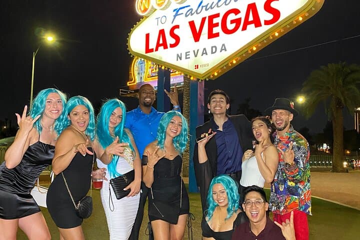 Las Vegas Strip Nightclub Crawl: VIP Party Bus, Rooftop Views & Vegas Sign