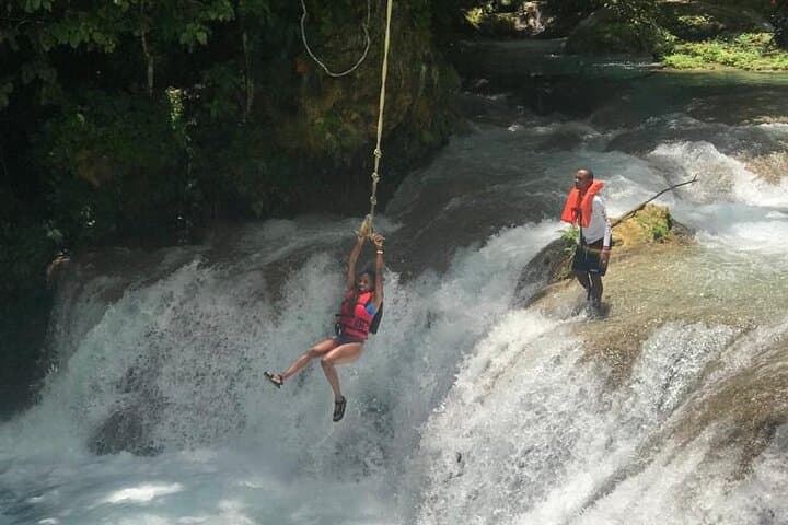 Blue Hole & Dunn's River: Hike, Cliff Jump and Tarzan Swing from Ocho Rios photo 5