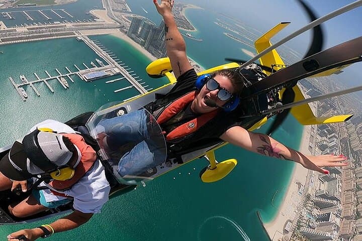 Gyrocopter Flight in Dubai: Low-Altitude Skyline & Palm Views