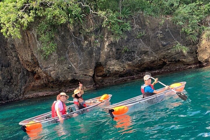Crystal Kayaking in St. Vincent: See-Through Kayaks to Fort Duvernette and Snorkel Beaches