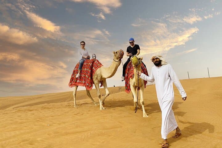 Dubai Desert Camel Ride & Hummer Dune Safari with Dinner photo 2