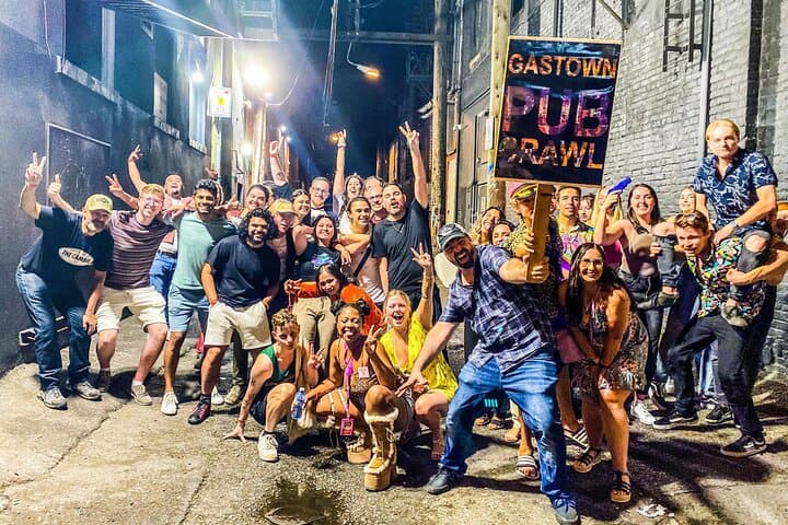 Gastown Pub Crawl Vancouver — Nightlife Bar Crawl with Games & Skip-the-Line