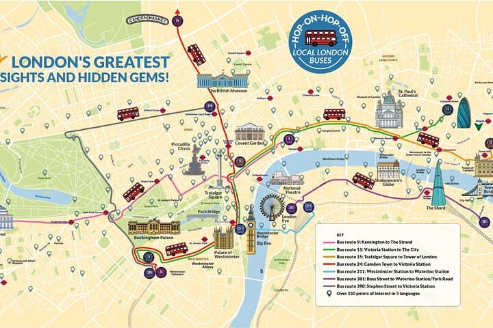 Explore London on Public Buses: Self-Guided Audio Routes and Top Sights photo 2