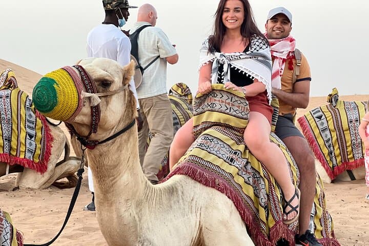 Dubai Morning Desert Safari: Dune Bashing, Camel Ride & Sandboarding photo 2