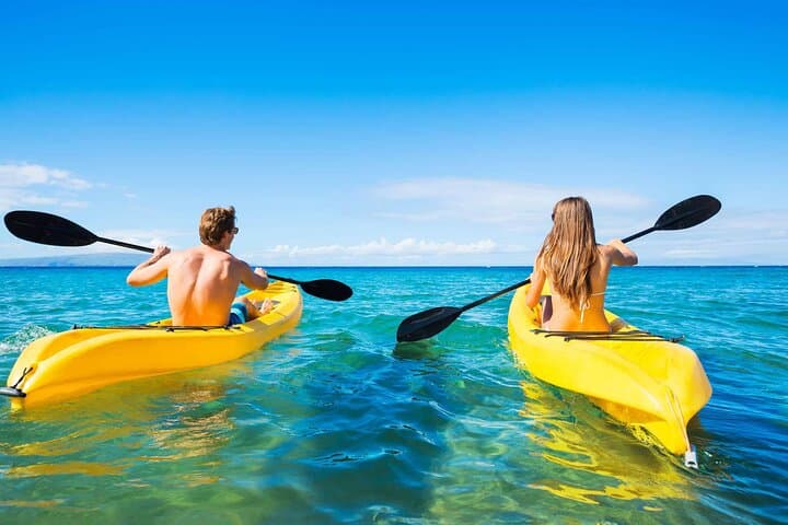 Siloso Beach Water Sports Combo: Kayak, SUP & Tubing on Sentosa photo 4