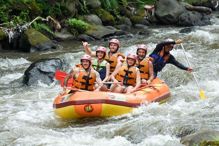 Ubud Ayung River Private White Water Rafting with Hotel Transport