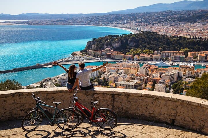 Electric Bike Tour: Nice to Villefranche-sur-Mer & Fort du Mont Alban