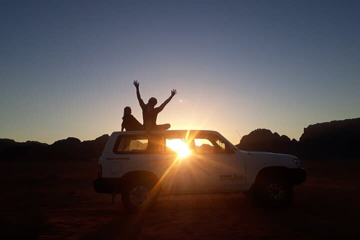 Wadi Rum Full-Day Jeep Tour with Bedouin Guide — Nabatean Inscriptions, Sand Dunes & Sunset photo 3