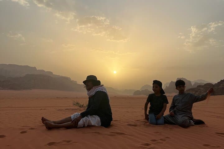 Wadi Rum Full-Day Jeep Tour with Bedouin Guide — Nabatean Inscriptions, Sand Dunes & Sunset photo 4