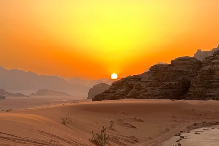 Wadi Rum Full-Day Jeep Tour with Bedouin Guide — Nabatean Inscriptions, Sand Dunes & Sunset photo 5