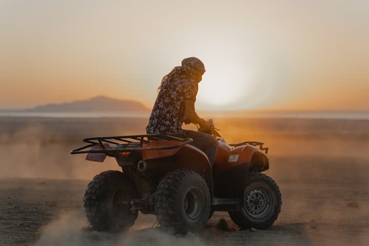 Agafay Desert Quad and Camel Tour with Sunset Dinner Show from Marrakech