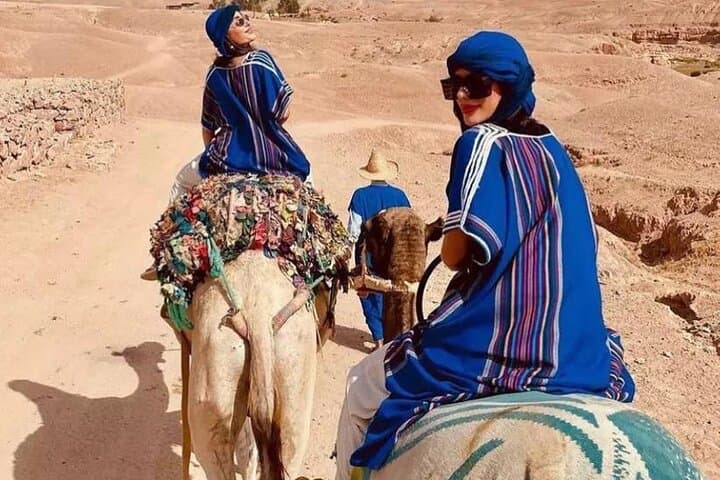 Sunset Camel Ride in Marrakech Palmeraie — 1-Hour Private Tour with Tea