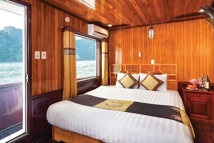 Halong Seasun 2-Day Overnight Cruise: Kayak, Cave & Pearl Farm Experience in Halong Bay photo 3