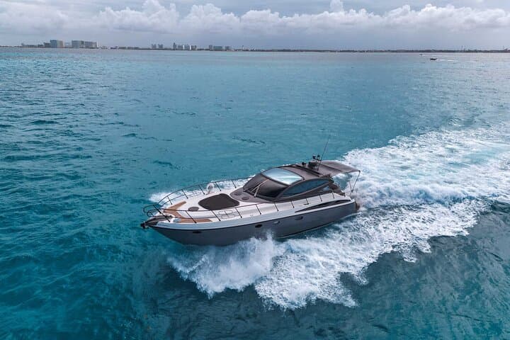 Cancun Luxury Yacht Charter: 4-Hour All-Inclusive Cruise on a 50' Cranchi photo 2