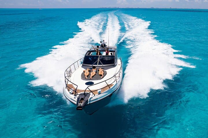 Cancun Luxury Yacht Charter: 4-Hour All-Inclusive Cruise on a 50' Cranchi photo 1