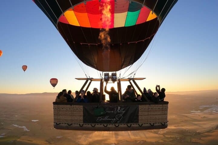 Sunrise Hot-Air Balloon Over Yarra Valley Vineyards and Mountain Views photo 4