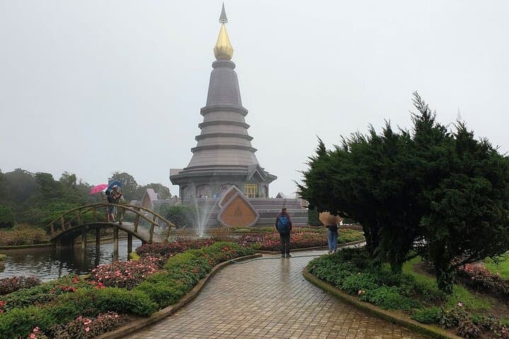 Full-Day Private Doi Inthanon Tour: Summit, Twin Chedis, Waterfalls & Karen Village photo 3