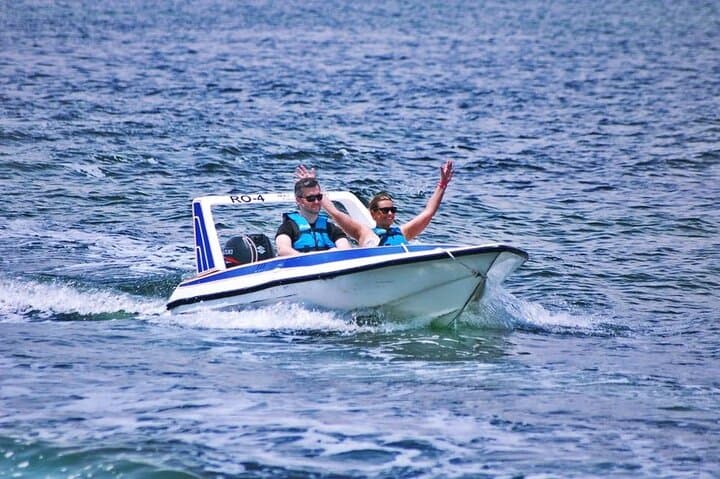 Drive Your Own Speedboat Through Laguna Nichupté — Cancún Jungle & Reef Tour photo 1