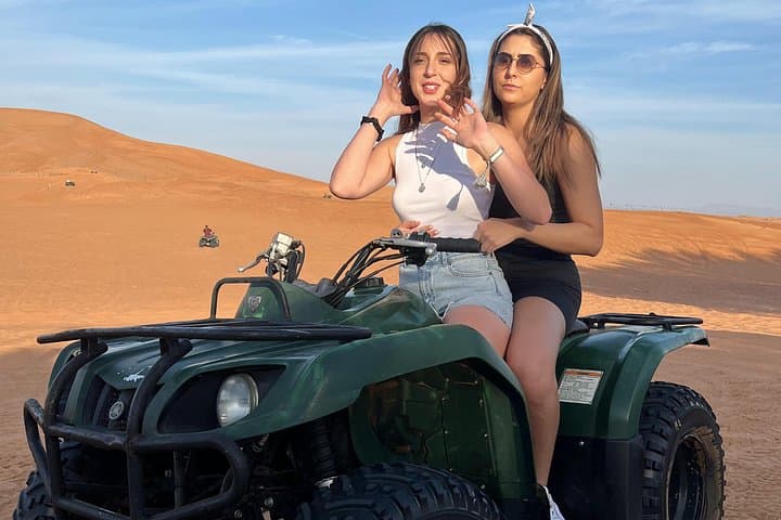 Dubai Quad Bike Adventure, Camel Ride & BBQ Desert Safari