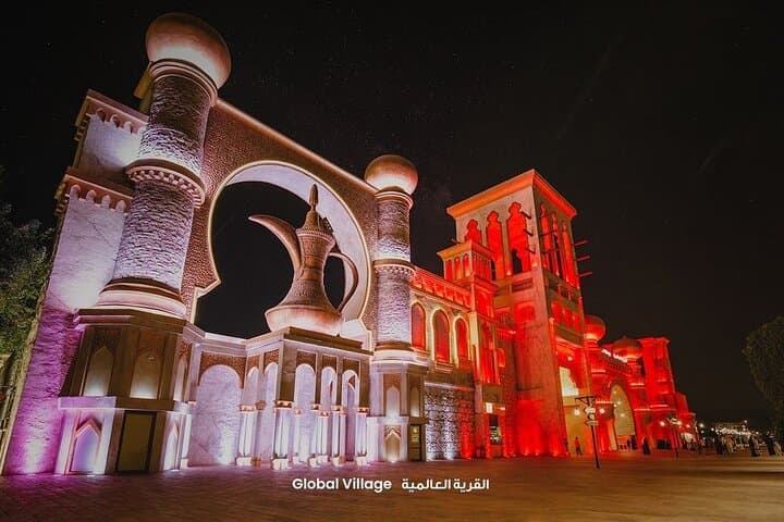 Dubai Global Village & Miracle Garden: Evening Markets, Floral Marvels & Family Fun