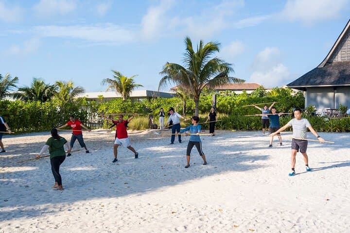 Sunrise Dong Stick Beach Class in Johor Bahru — Bamboo Mobility by the Sea photo 2