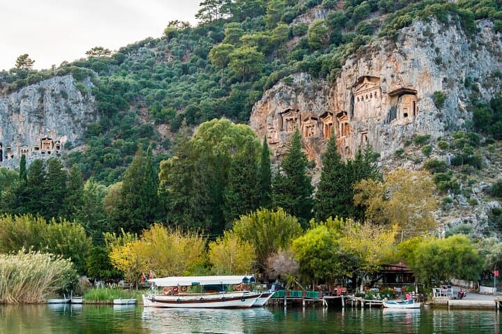 Half-Day Dalyan Boat Trip to Kaunos, Iztuzu Turtle Beach & Mud Baths