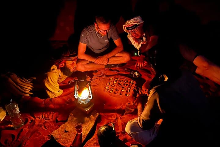Wadi Rum Cave Camping & Half-Day Jeep Tour — Bedouin Sunset and Sandboarding photo 5