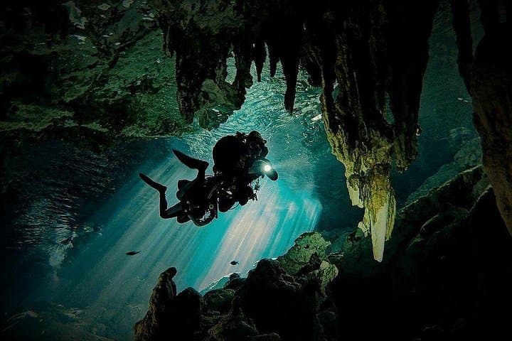 Scuba Diving Cenote Dos Ojos: Barbie Line & Batcave Adventure from Playa del Carmen photo 3