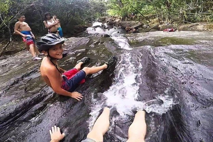 Las Pailas Waterslides & Luquillo Beach Tour — Natural Rock Slides in El Yunque photo 1