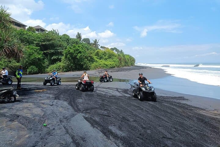 Sunset ATV Ride Along Bali's Black-Sand Beach: Tegal Mengkeb to Canggu