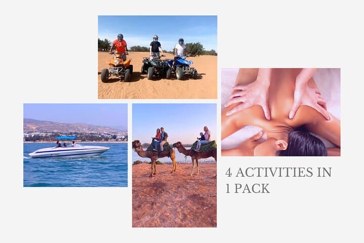 Agadir Four-Activity Pack: Quad Safari, Camel Ride, Boat Trip & Hammam
