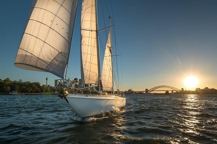 Sunset Champagne Cruise on a Classic Yacht in Sydney Harbour