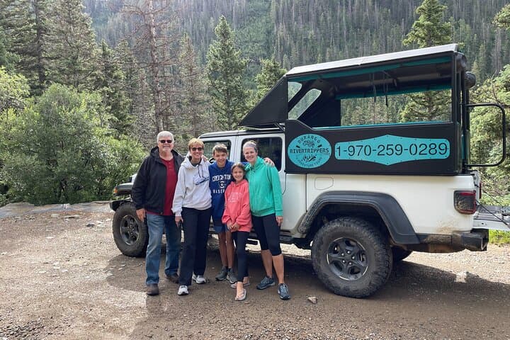 La Plata Canyon Jeep Tour to Kennebec Pass & 25‑Foot Waterfall — Half‑Day from Durango