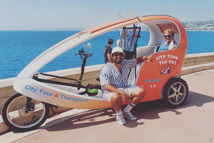 Nissa La Bella: 1h40 Electric Taxi-Bike Tour of Nice’s Old Town & Promenade photo 3