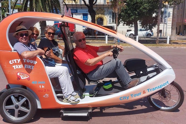 Nissa La Bella: 1h40 Electric Taxi-Bike Tour of Nice’s Old Town & Promenade photo 2