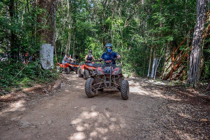 Riviera Maya Adrenaline: ATV, Zipline & Cenote Swim from Cancún photo 3