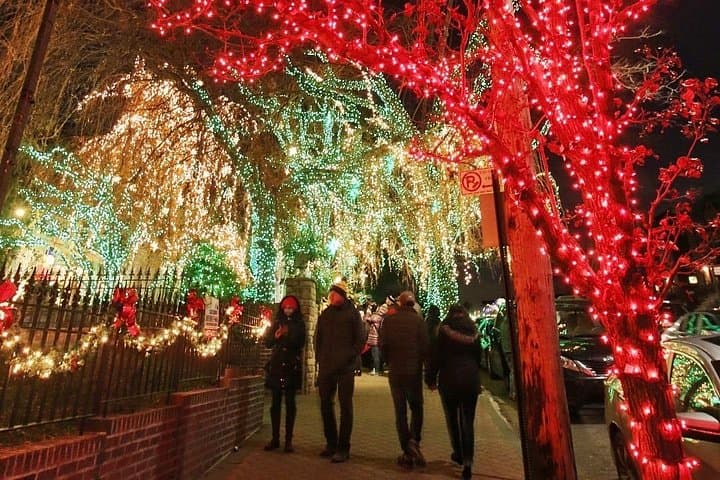 Dyker Heights Christmas Houses Private Tour — Evening Holiday Lights Walk in Brooklyn photo 4