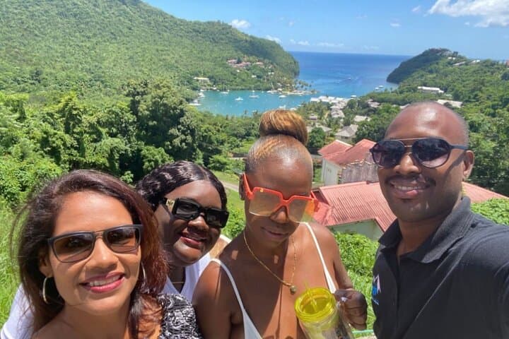 Soufriere Private Tour: Pitons, Drive-In Volcano & Waterfall Bath