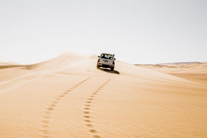 Wadi El Rayan Desert Safari from Cairo — Waterfalls, Sandboarding & Camel Ride